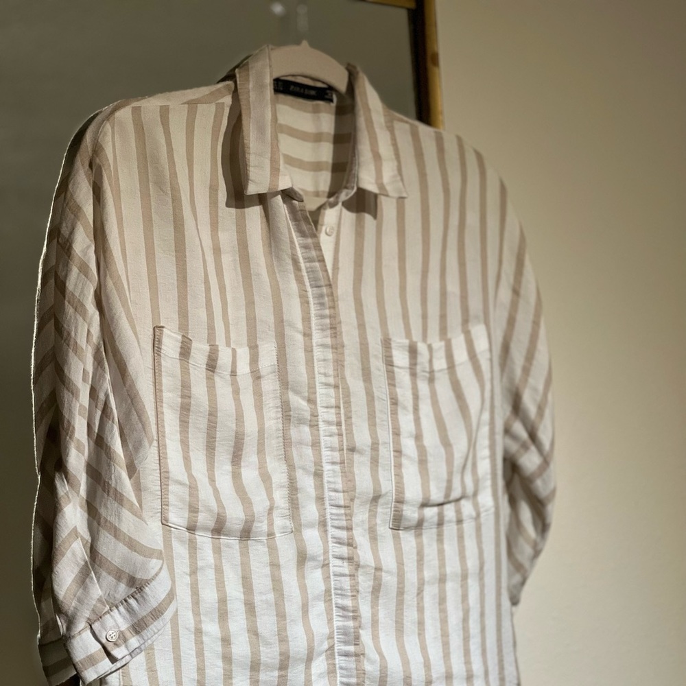Zara bacis shirt blose xs size